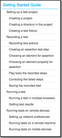 Test Cafe 02 - Tutorial Steps